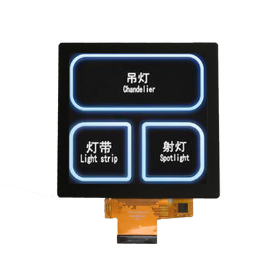 Ev Otomasyonu için 40 Pinlik Kare 4 Inç 480x480 Endüstriyel TFT Ekranı, PCAP Dokunma ile 4 Inç Kare LCD