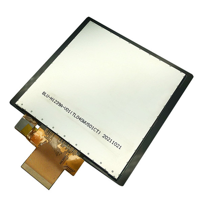 Ev Otomasyonu için 40 Pinlik Kare 4 Inç 480x480 Endüstriyel TFT Ekranı, PCAP Dokunma ile 4 Inç Kare LCD