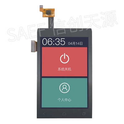 PCAP Dokunmatik TFT Ekranı 3.5 Inch HVGA 320x480 Ekranı ILI9488 MCU Arayüzü