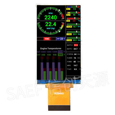 360x640 IPS 3 İnç TFT LCD Modül Ekran RGB Arayüzü ile Tam Görüş Açısı