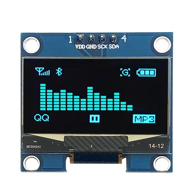 Pasif Matris 1.3 İnç I2C OLED Ekran 128x64 COG PCB 4 Pin