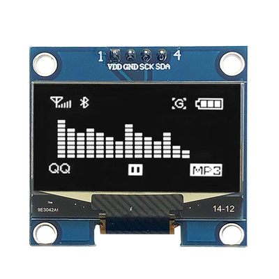 Pasif Matris 1.3 İnç I2C OLED Ekran 128x64 COG PCB 4 Pin