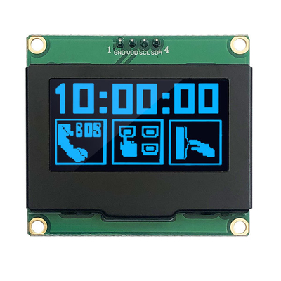 1.54&quot; 128x64 OLED Ekran Modülü , Tüm Görüş Açılarına Sahip I2C OLED Ekran