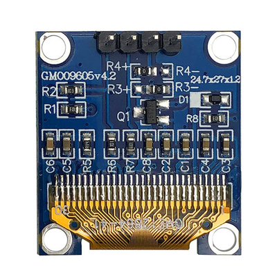 0.96 inç OLED Modülü 12864 COG PCB 4 Pins SPI I2C Tıbbi Cihaz için
