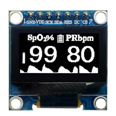 128x64 OLED Ekranı - IoT ve Arduino Projeleri için 0.96 Inç SSD1306 SPI.