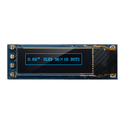 4 Pinli 96x16 OLED Ekran Modülü 0.69 İnç I2C IIC SSD1306 3V 5V Uyumlu