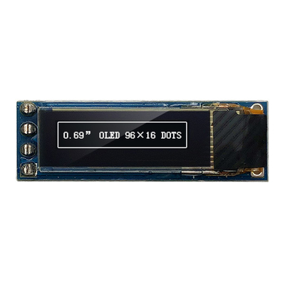 4 Pinli 96x16 OLED Ekran Modülü 0.69 İnç I2C IIC SSD1306 3V 5V Uyumlu