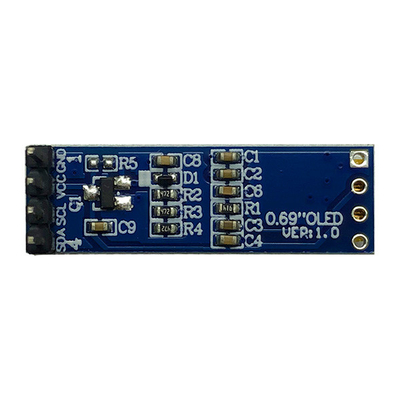 4 Pinli 96x16 OLED Ekran Modülü 0.69 İnç I2C IIC SSD1306 3V 5V Uyumlu