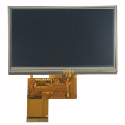 4.3" İnç LCD TFT Ekran 480x272 IPS tam görüş açılı RGB arayüzü, Dirençli Dokunmatik Panel LCD TFT Ekranlı