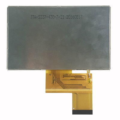 4.3" İnç LCD TFT Ekran 480x272 IPS tam görüş açılı RGB arayüzü, Dirençli Dokunmatik Panel LCD TFT Ekranlı