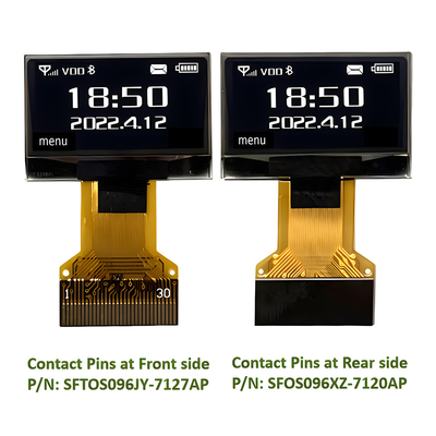 Düşük Maliyet 0.96 Inch OLED Ekran 128X64 IIC I2C SPI 8080 Arayüz 30 Pin ZIF FPC