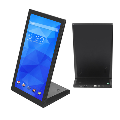 L şeklindeki Masaüstü Dokunmatik Ekran Monitörü RK3566 Wifi POE LED Işık Çubuğu ile Android 11OS Tablet PC