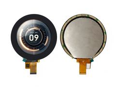 3.4 inç Yuvarlak LCD Ekranı - 800x800, Dokunmatik Ekran, Otomobil Sınıfı.